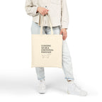 Lugging Gear & Emotional Baggage — Tote Bag