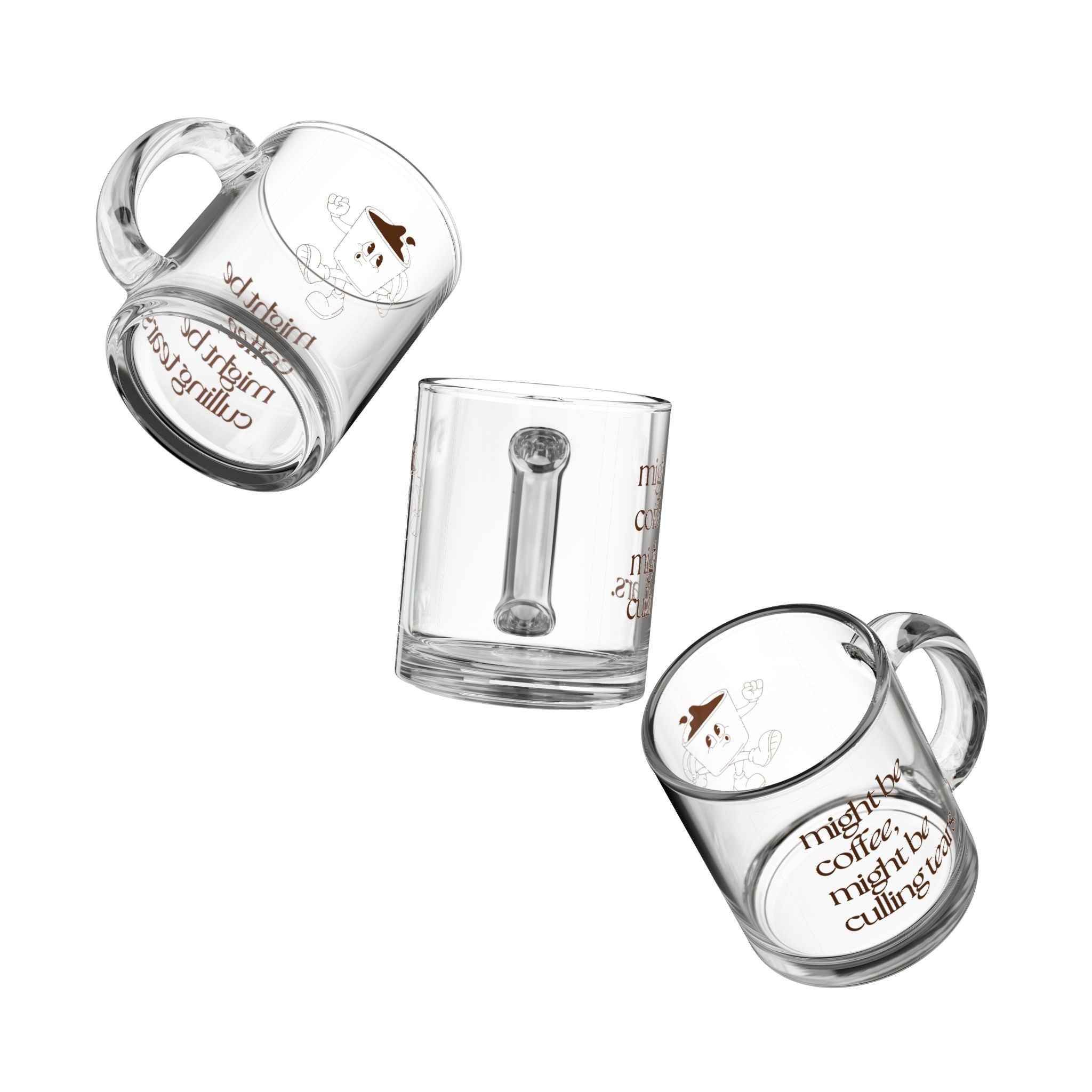 might be coffee, might be culling tears – Clear Mug