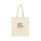 Lugging Gear & Emotional Baggage — Tote Bag