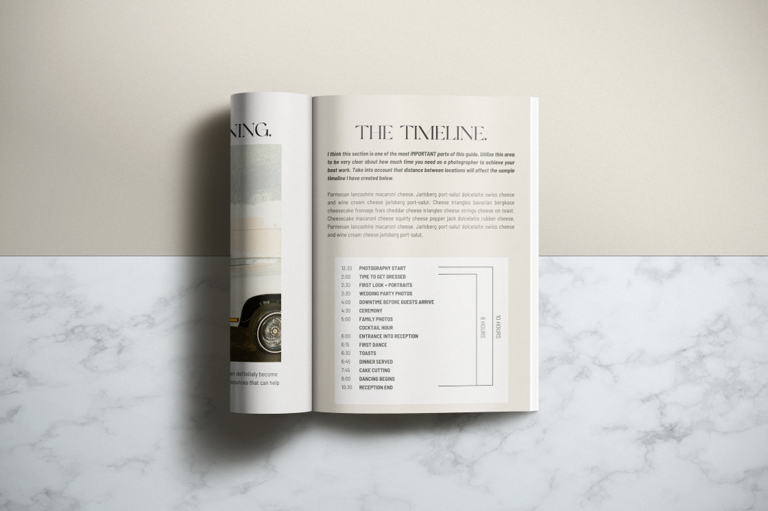Wedding Client Guide Template